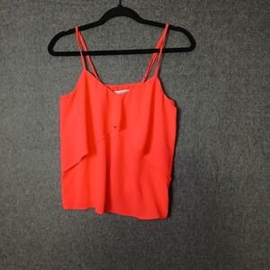 American Eagle Outfitters Pink Crop Camisole Small Flowy Layers beachy fairy
